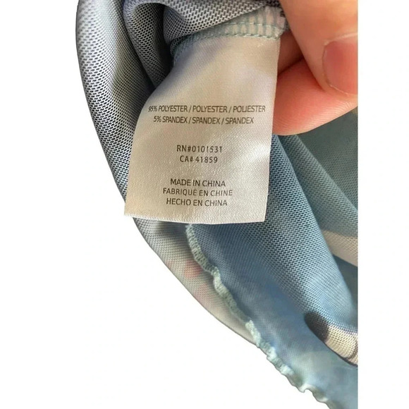 Disney Alice In Wonderland Long Sleeve Mesh Printed Top Size XL - Picture 5 of 5